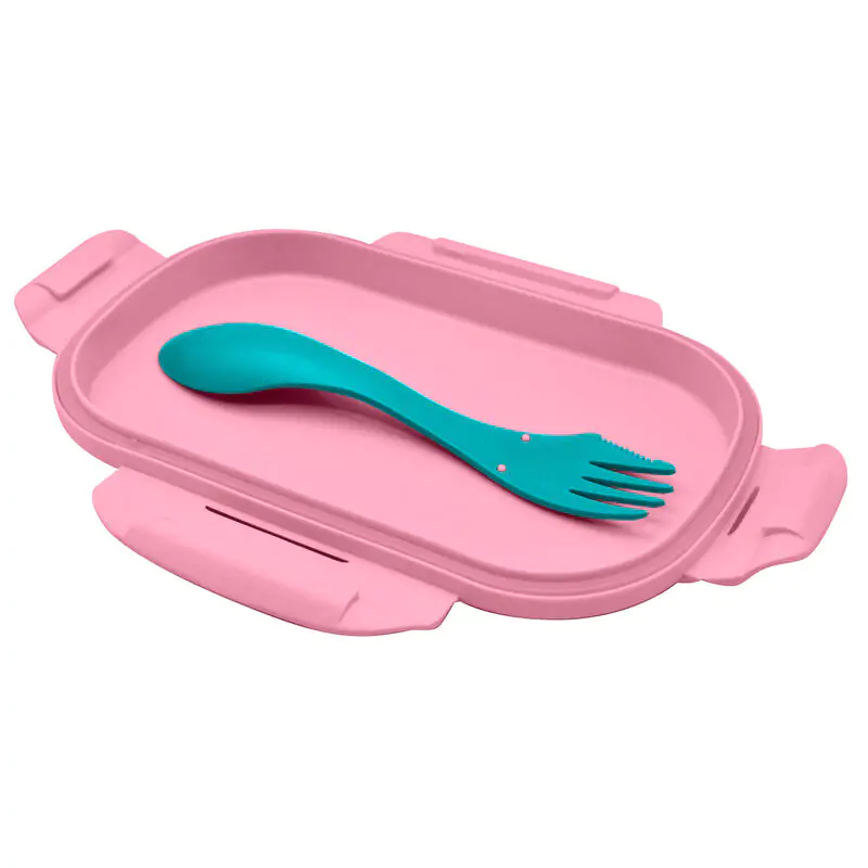 Gabbys Dollhouse lunch box + cutlery product photo