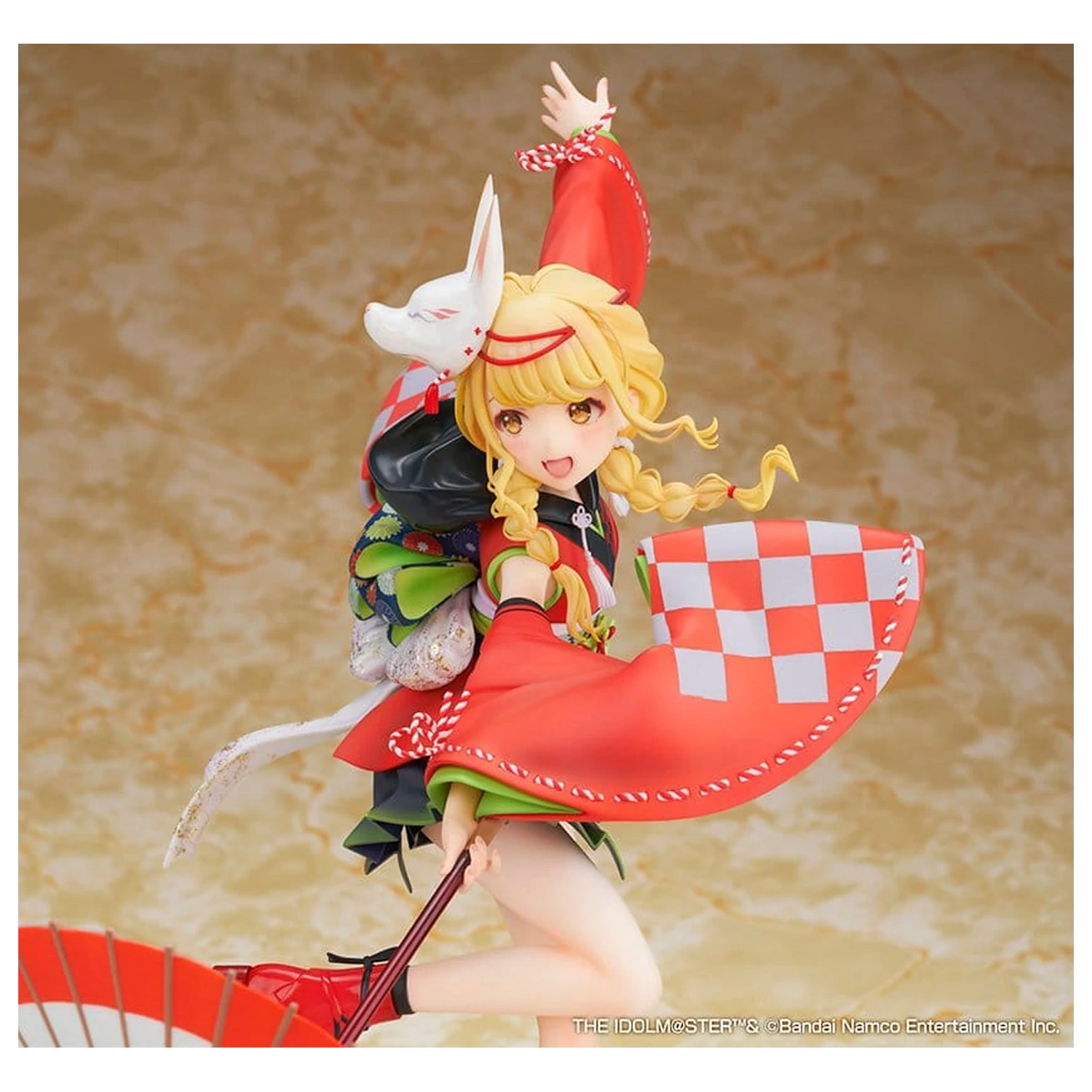 Gakuen The Idolmaster PVC Figure 1/7 Kotone Fujita Kamurogiku Ver. 27 cm product photo