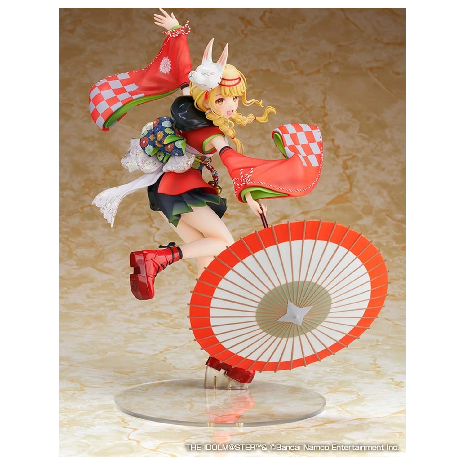 Gakuen The Idolmaster PVC Figure 1/7 Kotone Fujita Kamurogiku Ver. 27 cm product photo