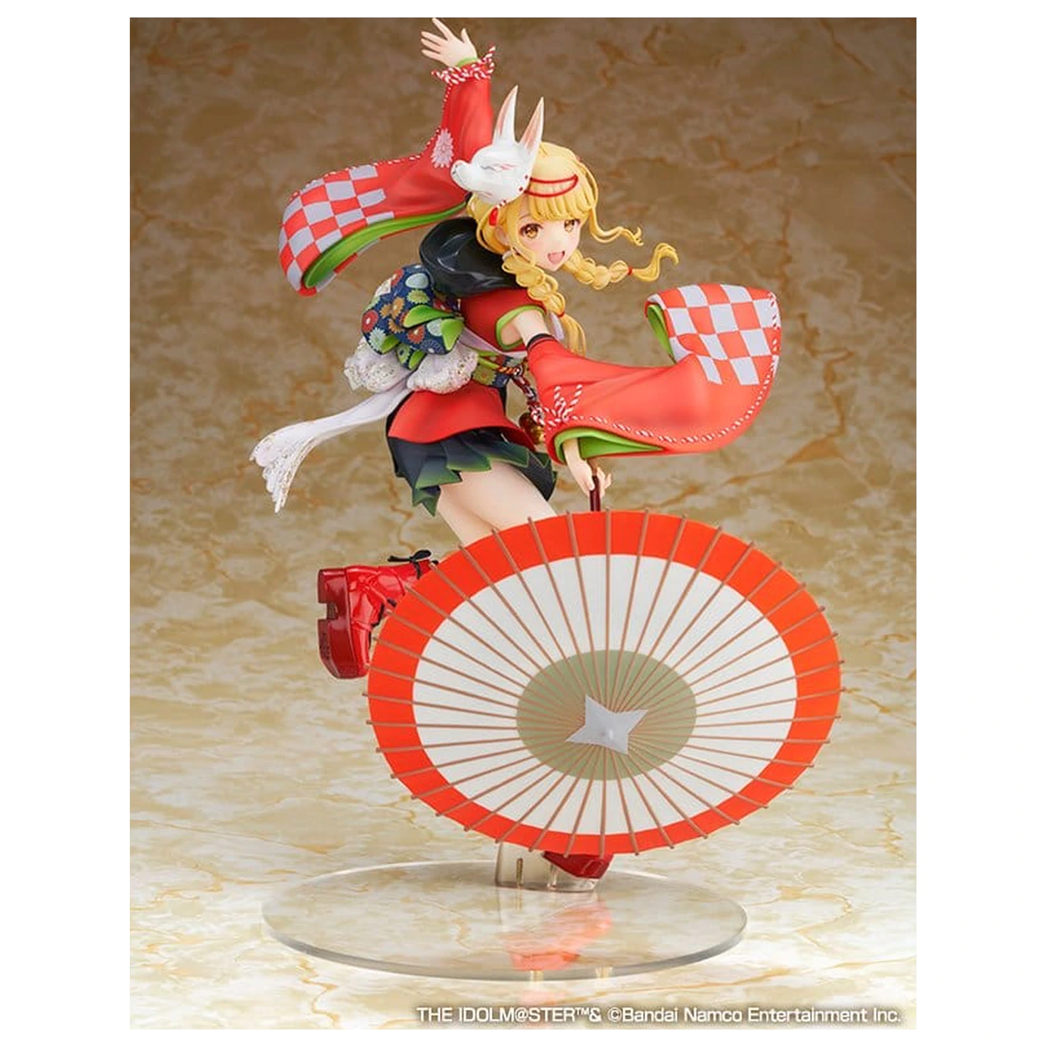 Gakuen The Idolmaster PVC Figure 1/7 Kotone Fujita Kamurogiku Ver. 27 cm product photo