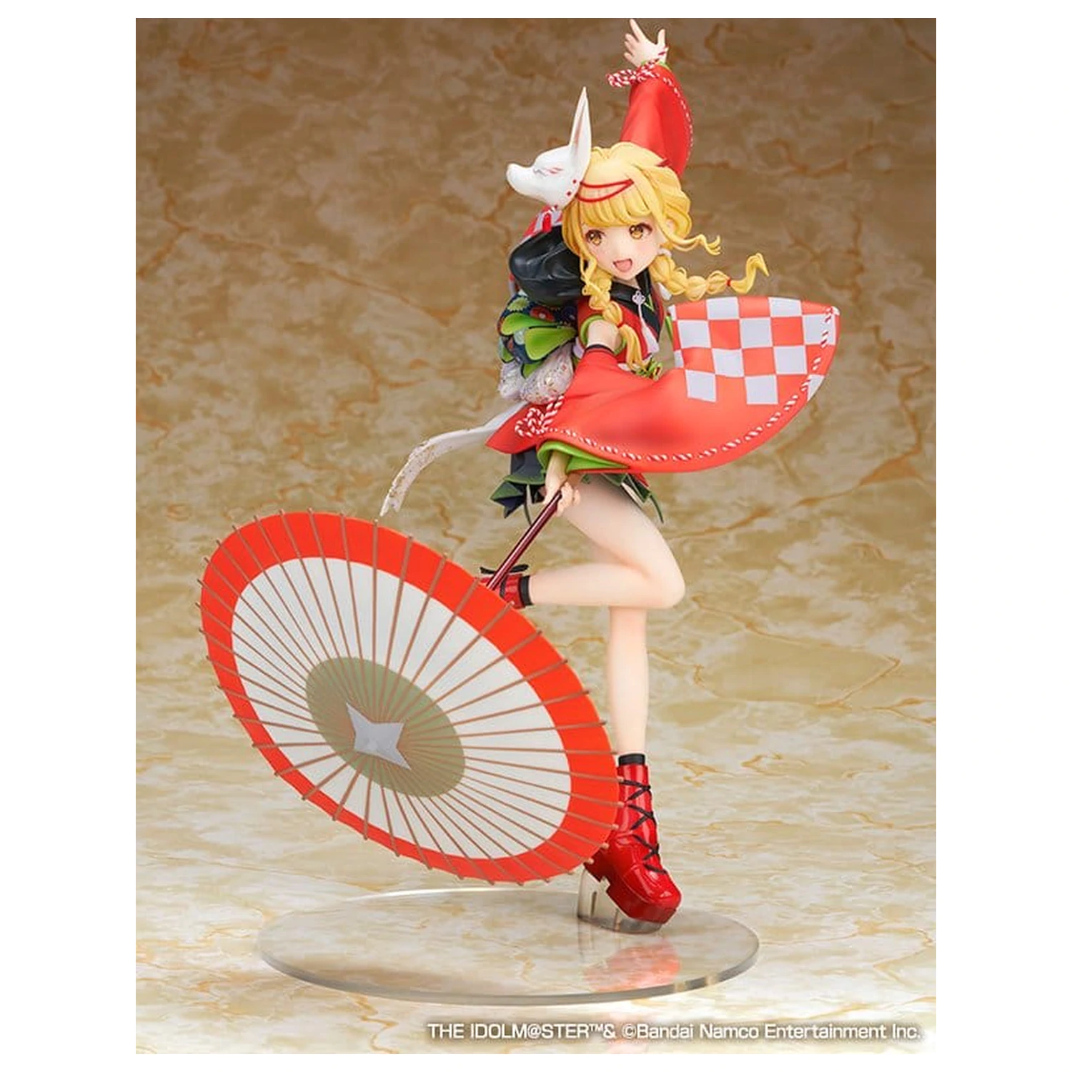 Gakuen The Idolmaster PVC Figure 1/7 Kotone Fujita Kamurogiku Ver. 27 cm product photo