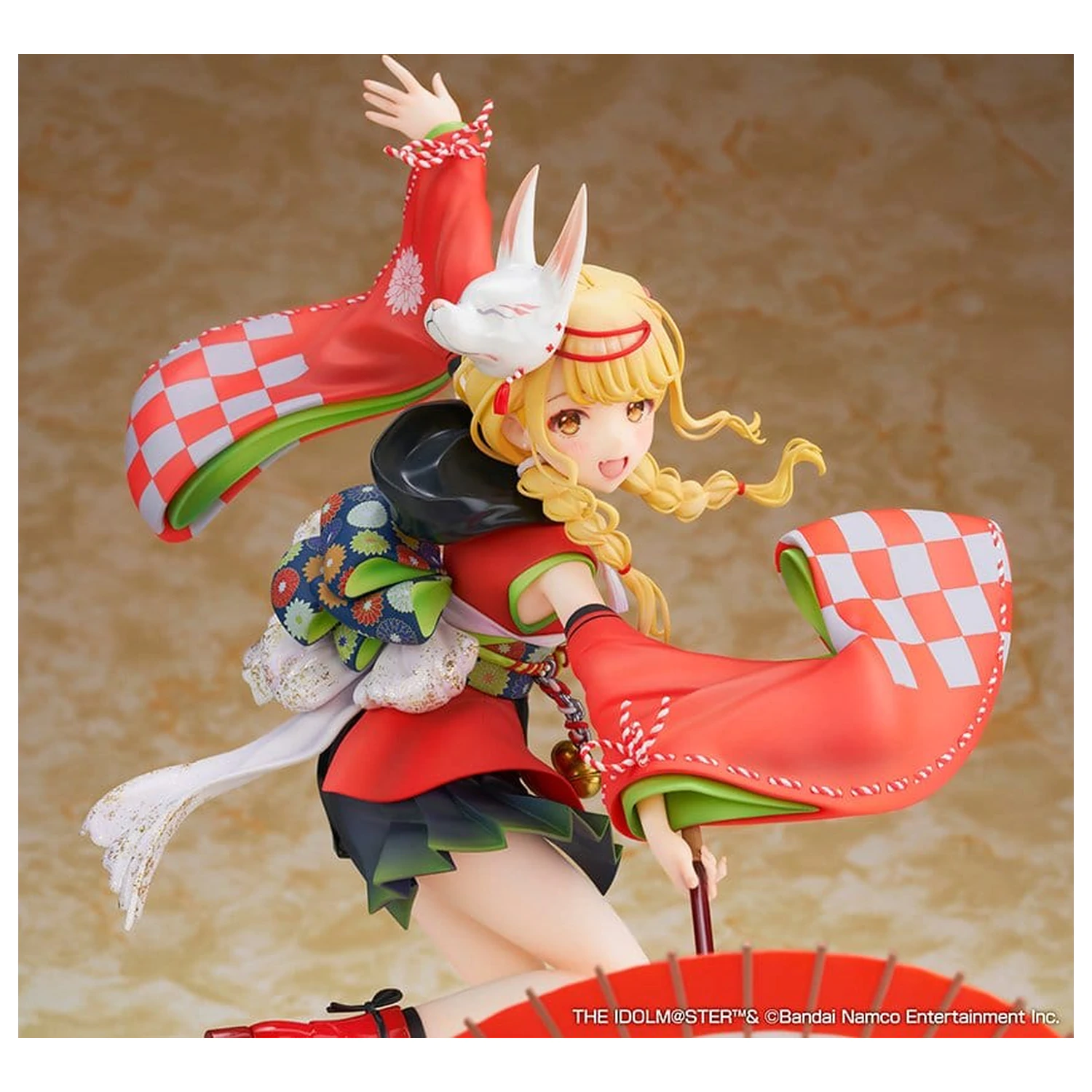 Gakuen The Idolmaster PVC Figure 1/7 Kotone Fujita Kamurogiku Ver. 27 cm product photo