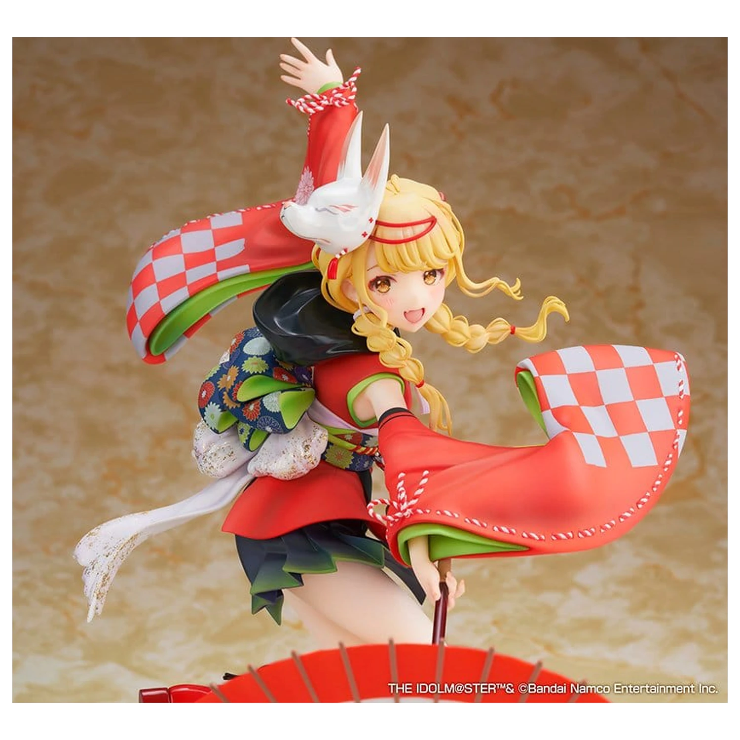 Gakuen The Idolmaster PVC Figure 1/7 Kotone Fujita Kamurogiku Ver. 27 cm product photo
