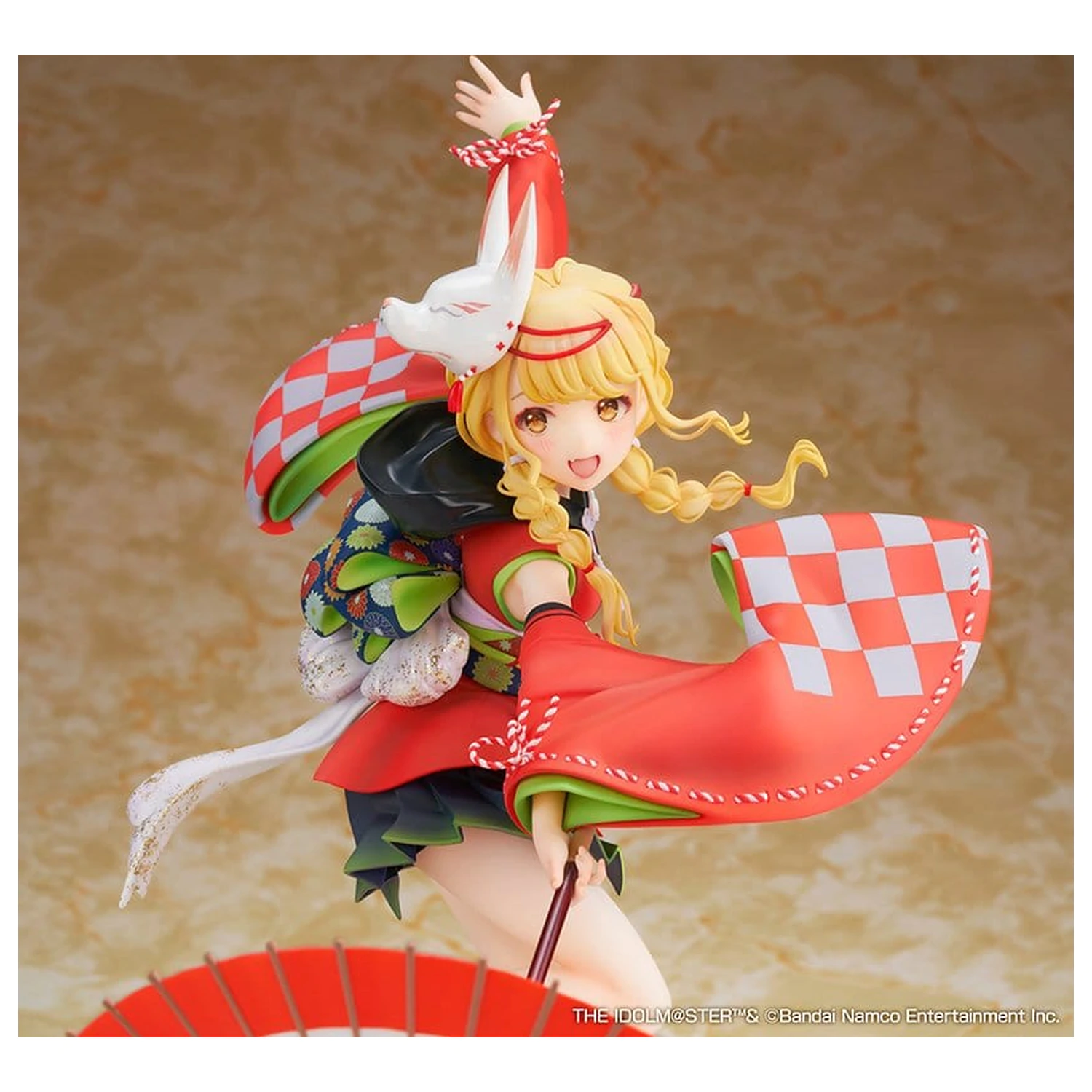 Gakuen The Idolmaster PVC Figure 1/7 Kotone Fujita Kamurogiku Ver. 27 cm product photo