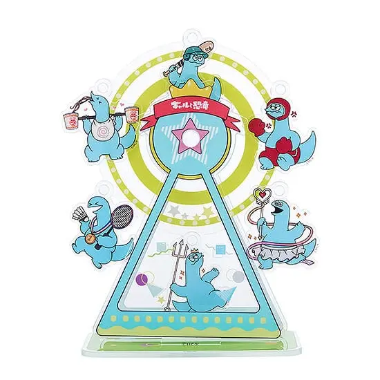 Gal &amp; Dino GoodSmile Moment Acrylic Ferris Wheel 11 cm product photo