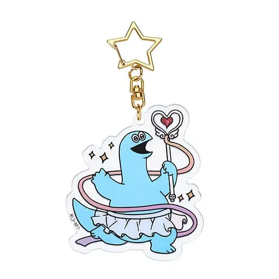 Gal &amp; Dino GoodSmile Moment Keychain Glow-in-the-Dark Rhythmic Gymnastics 8 cm product photo