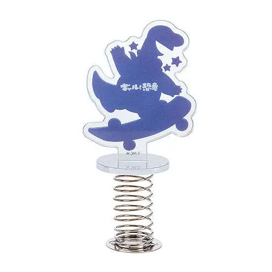 Gal &amp; Dino GoodSmile Moment Rocking Acrylic Stand Skateboarding 10 cm product photo