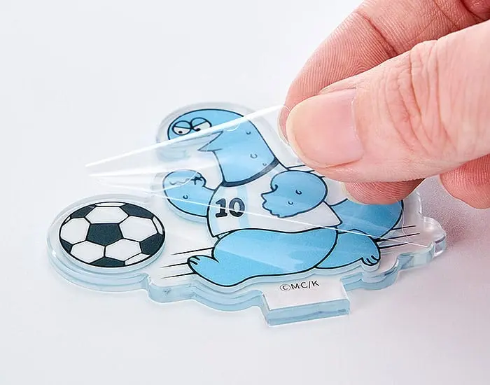 Gal &amp; Dino GoodSmile Moment Rocking Acrylic Stand Skateboarding 10 cm product photo