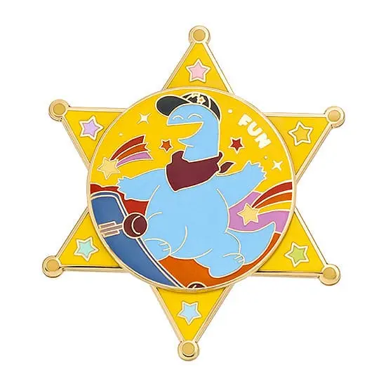 Gal &amp; Dino GoodSmile Moment Pin Skateboard 6 cm product photo