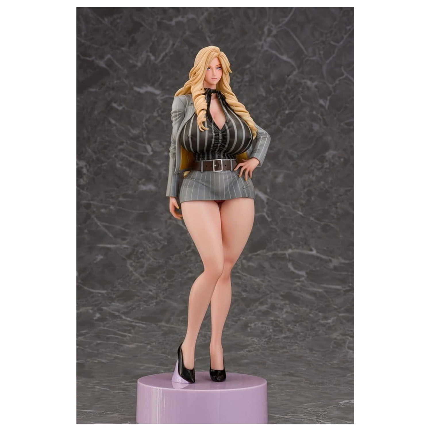 Gal Ane Shachou to Harem Office PVC Figure 1/7 Nishigori Ai (Grey Suit Ver.) 26 cm product photo