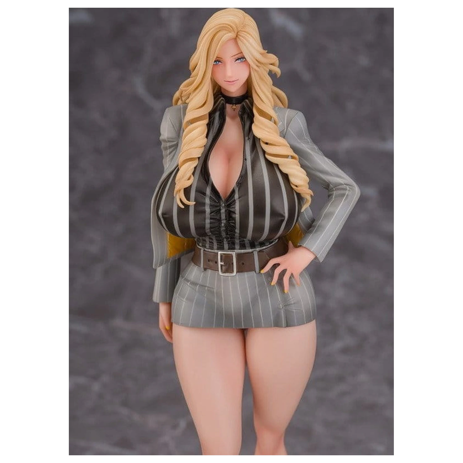 Gal Ane Shachou to Harem Office PVC Figure 1/7 Nishigori Ai (Grey Suit Ver.) Wholesome Ver. 26 cm product photo