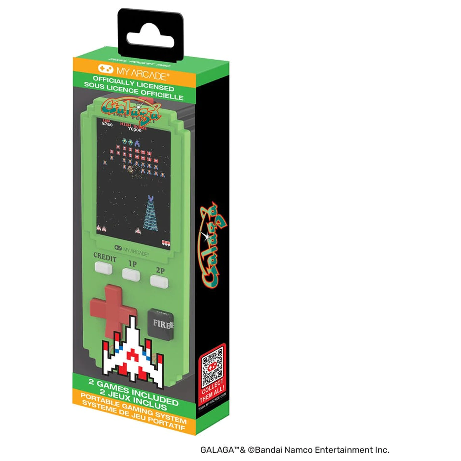 Galaga Portable Gaming System Pixel Pocket Pro   product photo