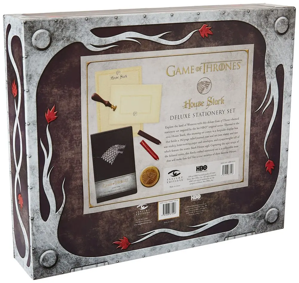 Game of Thrones Deluxe Stationery Set House Stark product photo
