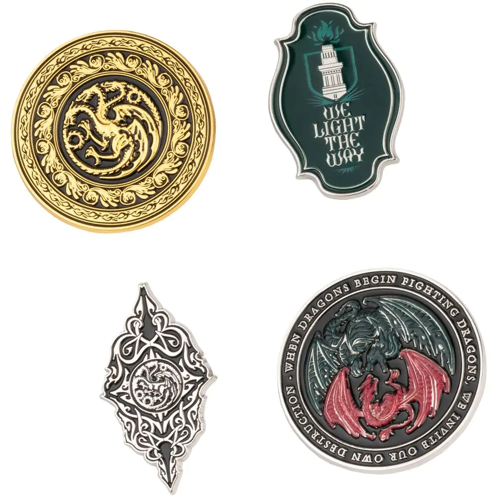 Game of Thrones House of the Dragon 4 pin set product photo