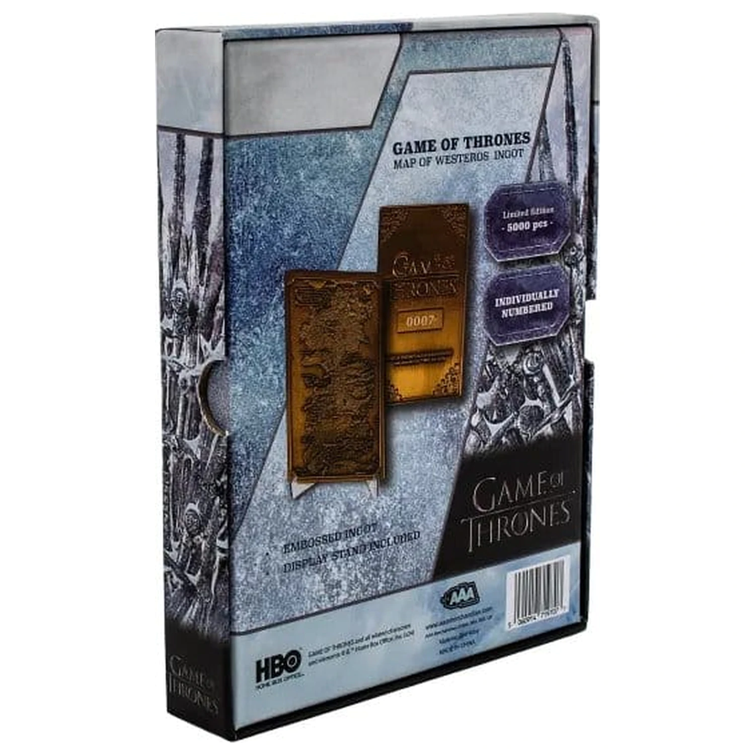 Game of Thrones Ingot Map of Westeros product photo
