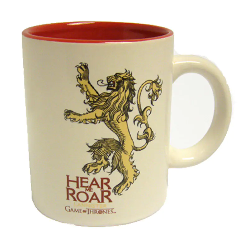 Game of Thrones Lannister red ceramic mug product photo
