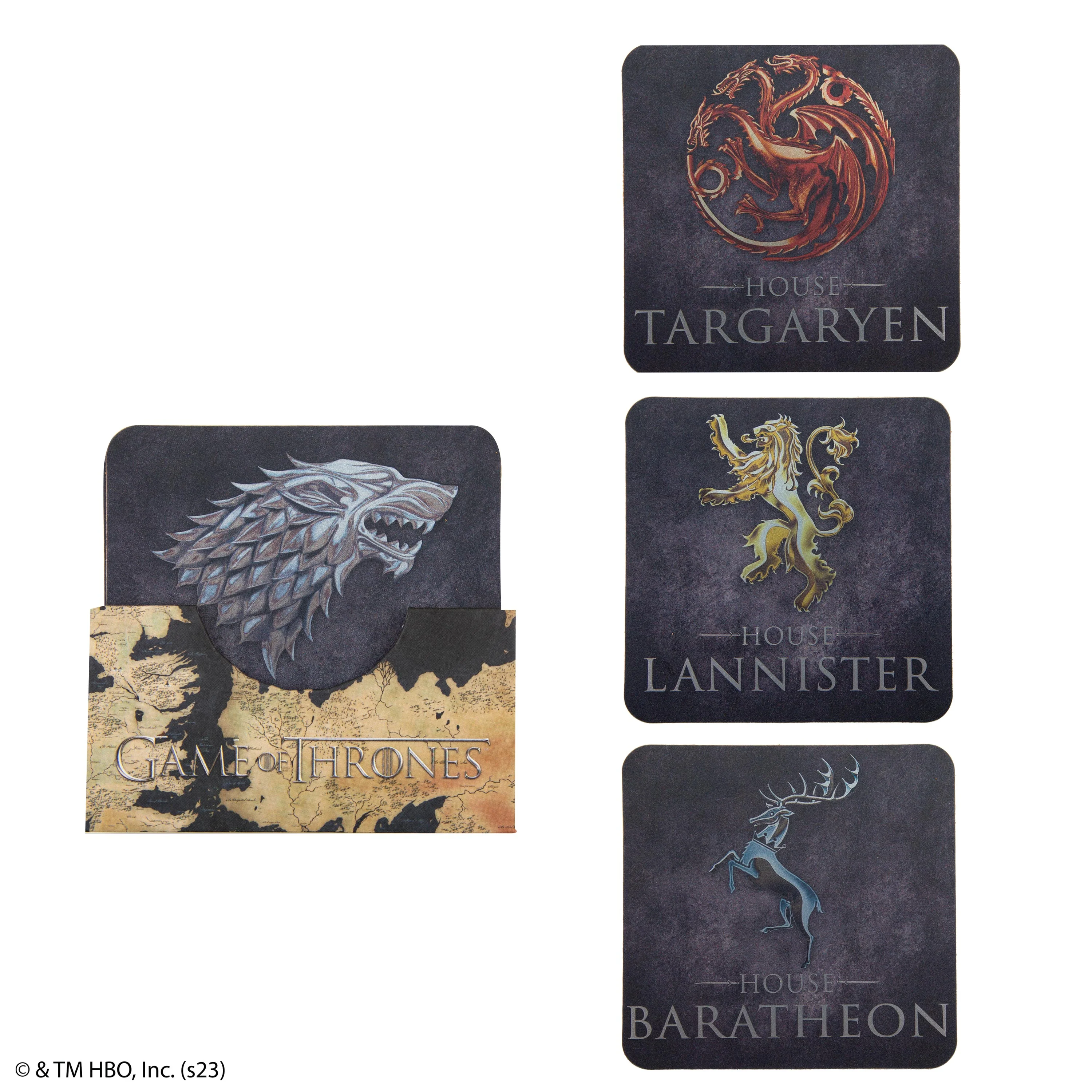 Game of Thrones Coaster Set Sigil product photo