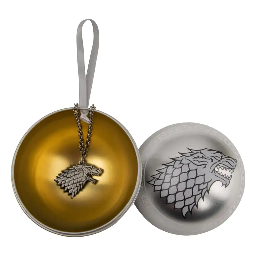 Game of Thrones tree ornment with Necklace Stark product photo