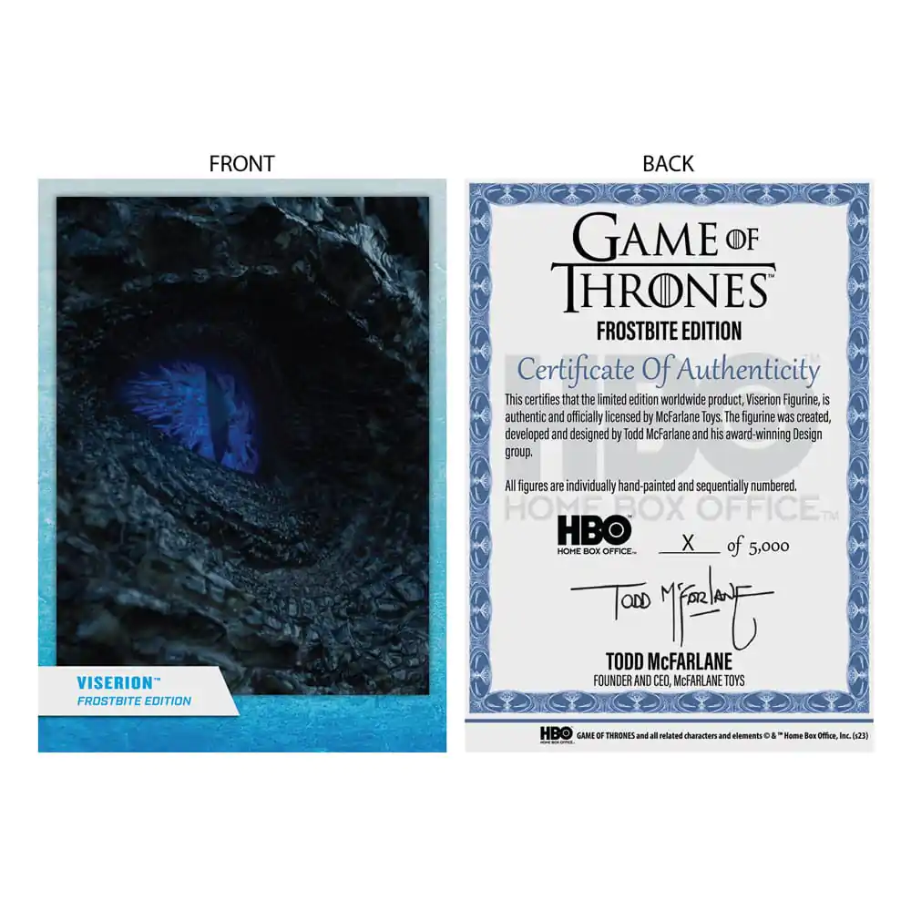 Game of Thrones Action Figure Viserion (Frostbite) (Gold Label) 15 cm termékfotó