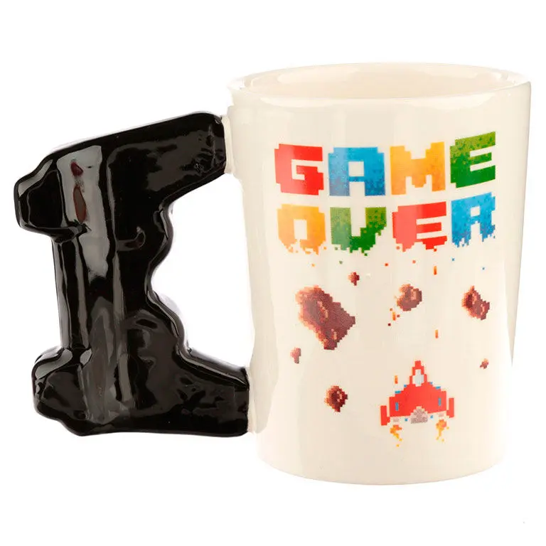 Game Over Controller Videogame shaped handle mug termékfotó