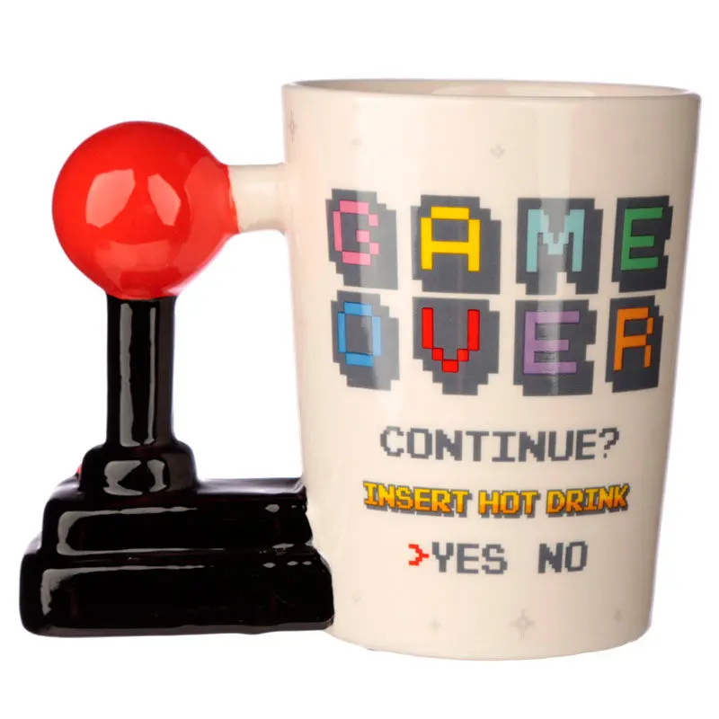 Game Over Joystick Arcade shaped handle mug product photo