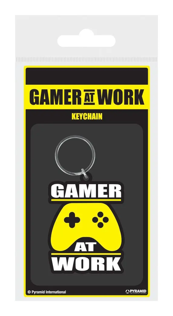 Gamer At Work Rubber Keychain Joypad 6 cm product photo