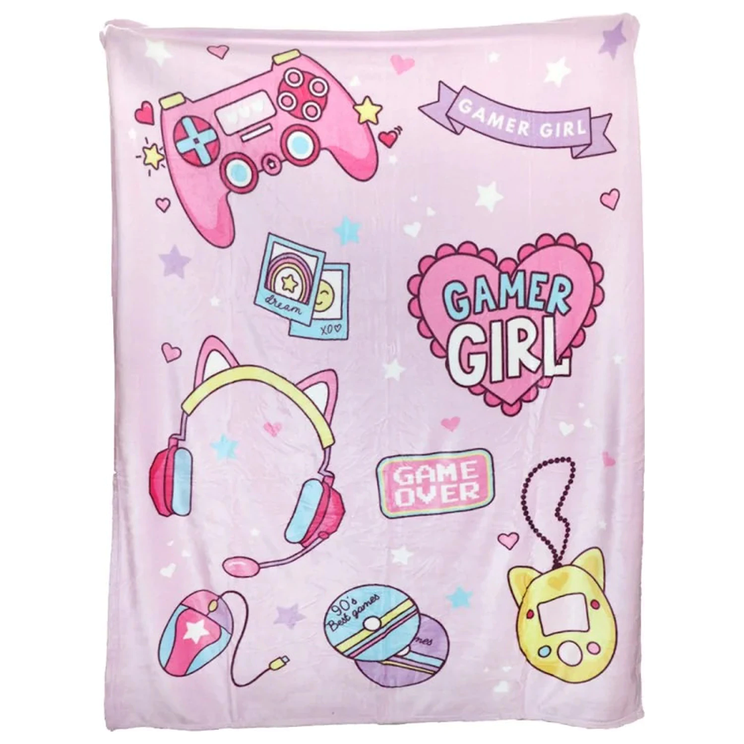 Gamer Girl fleece blanket product photo