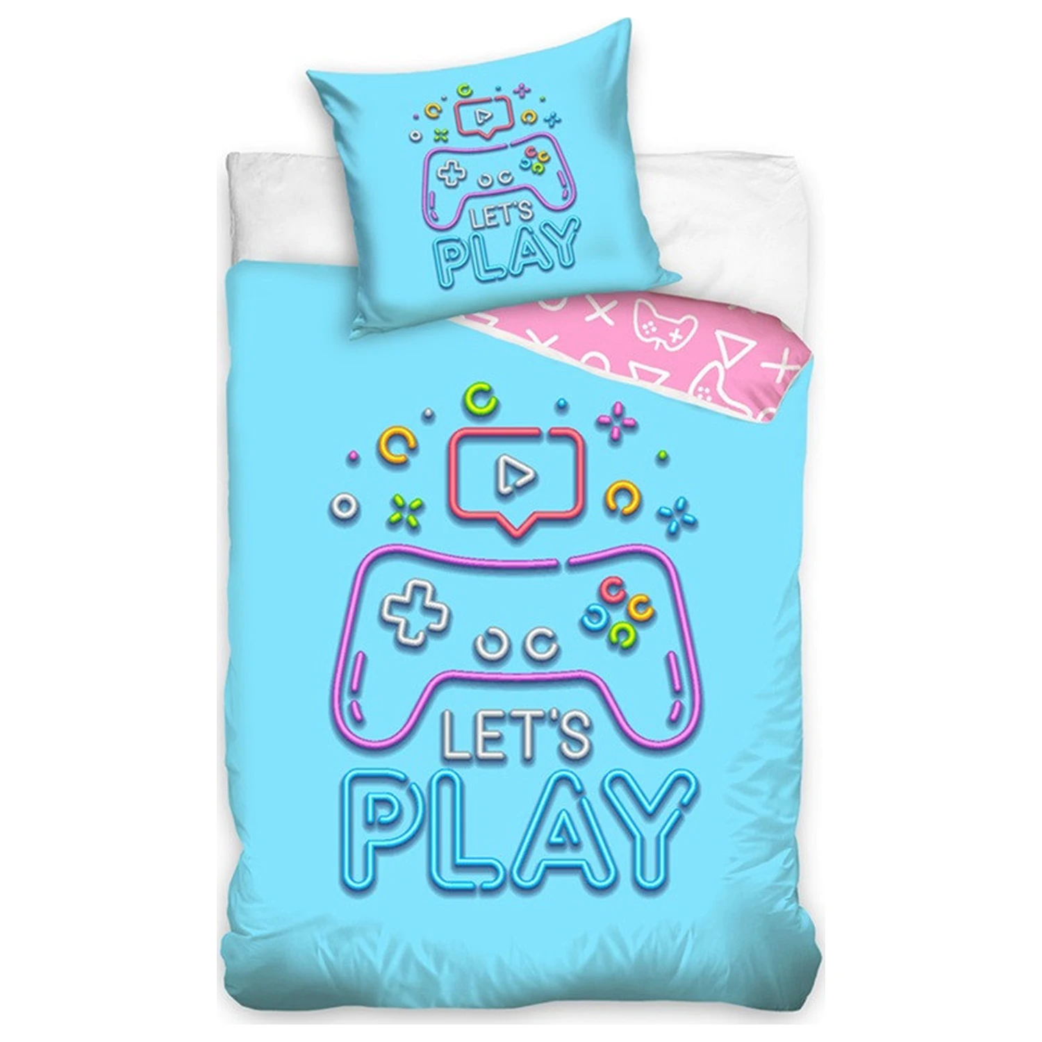 Gamer Let's Play Duvet Cover product photo