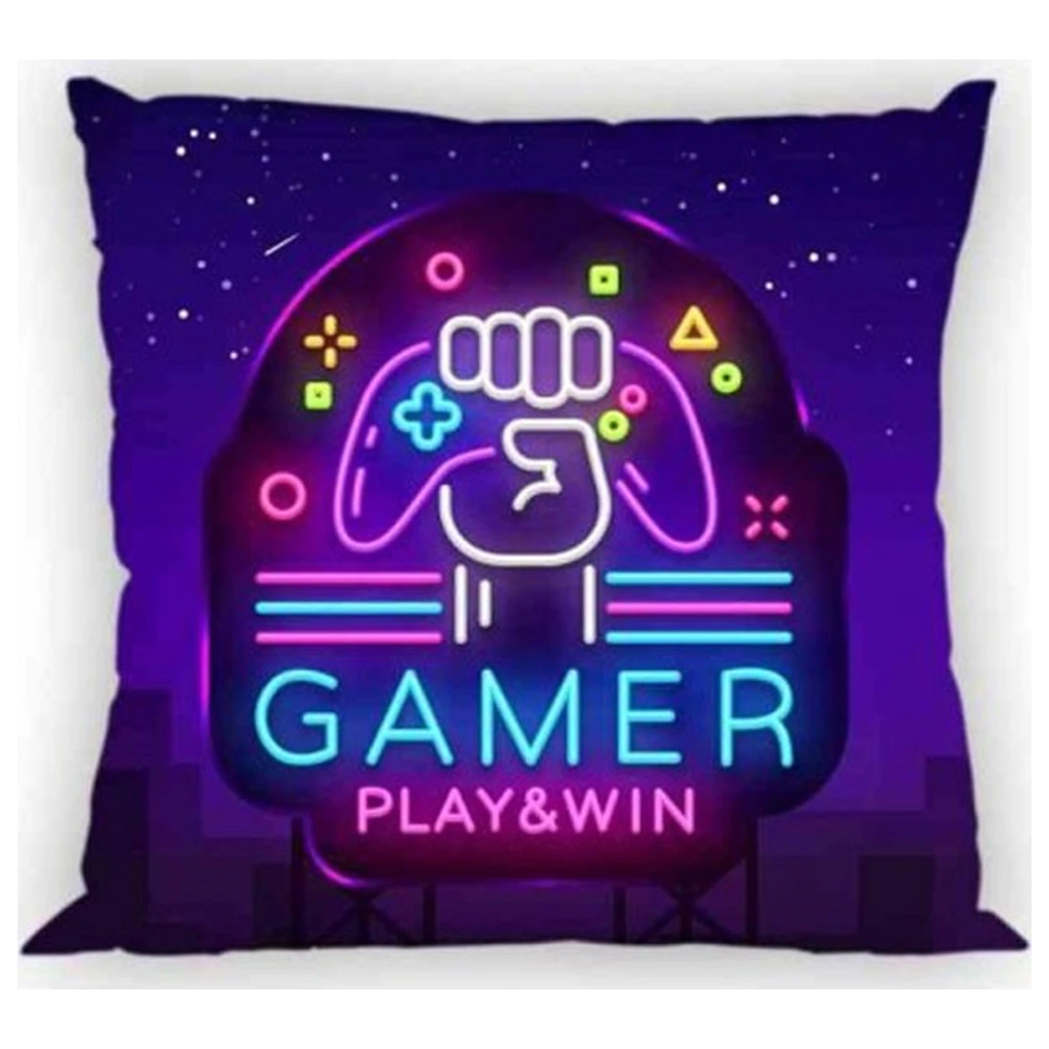 Gamer Neon Pillowcase product photo