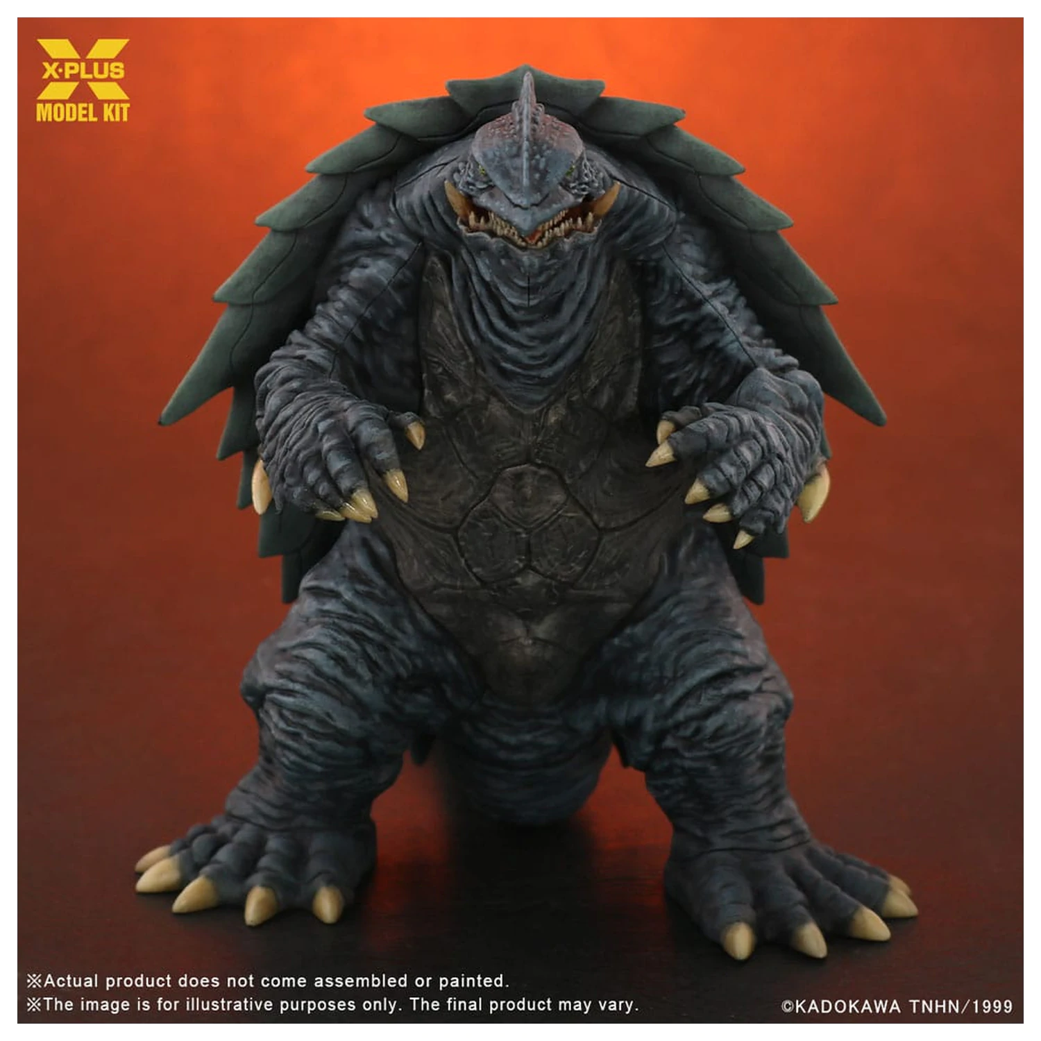 Gamera 3: Revenge of Iris Plastic Model Kit 1/700 Gamera (1999) 12 cm   product photo