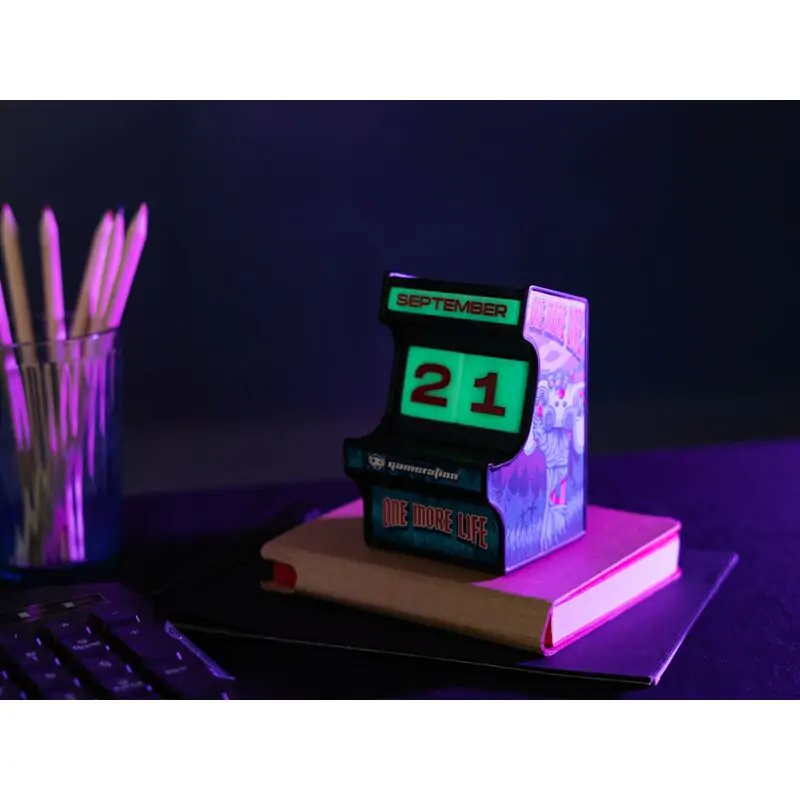 Gameration Arcade 3D perpetual calendar product photo