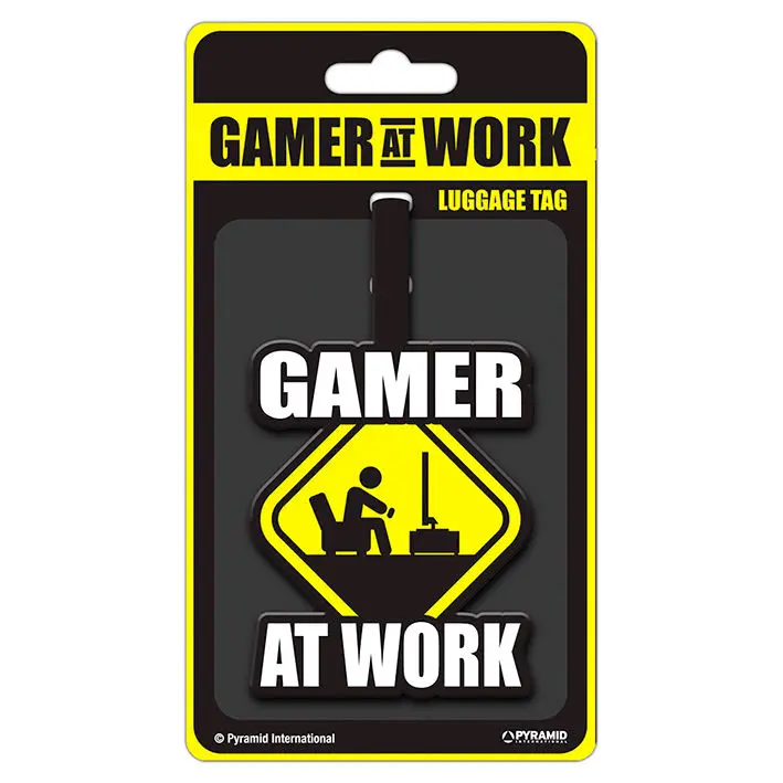 Gaming Gamer at Work baggage tag product photo