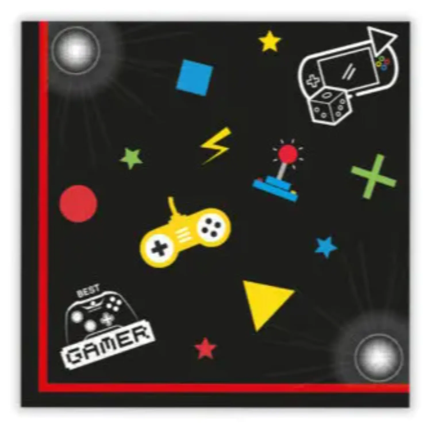 Gaming Party Napkins 20 pcs 33x33 cm FSC product photo