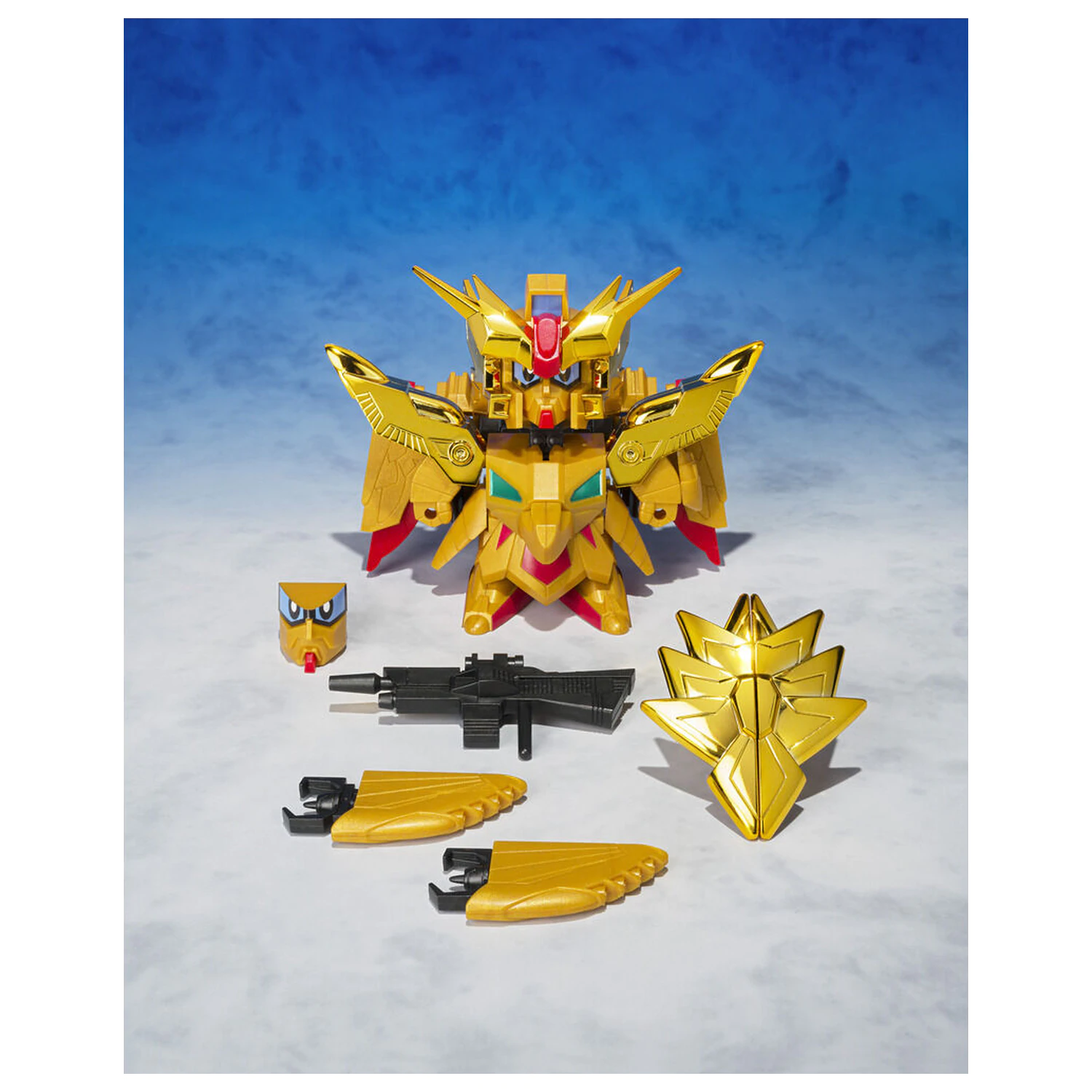 Ganso SD Gundam World Captain Formula 91 figure 8cm product photo