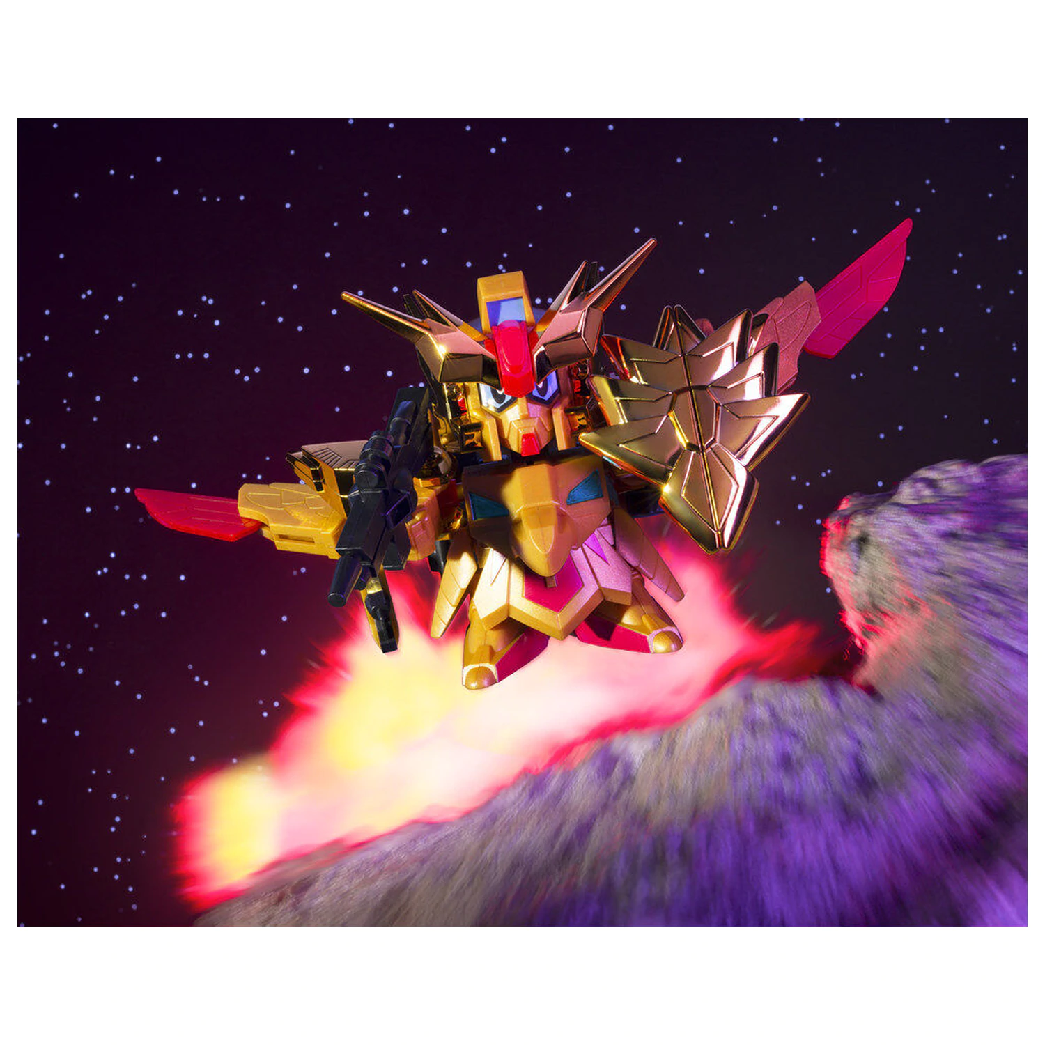 Ganso SD Gundam World Captain Formula 91 figure 8cm product photo
