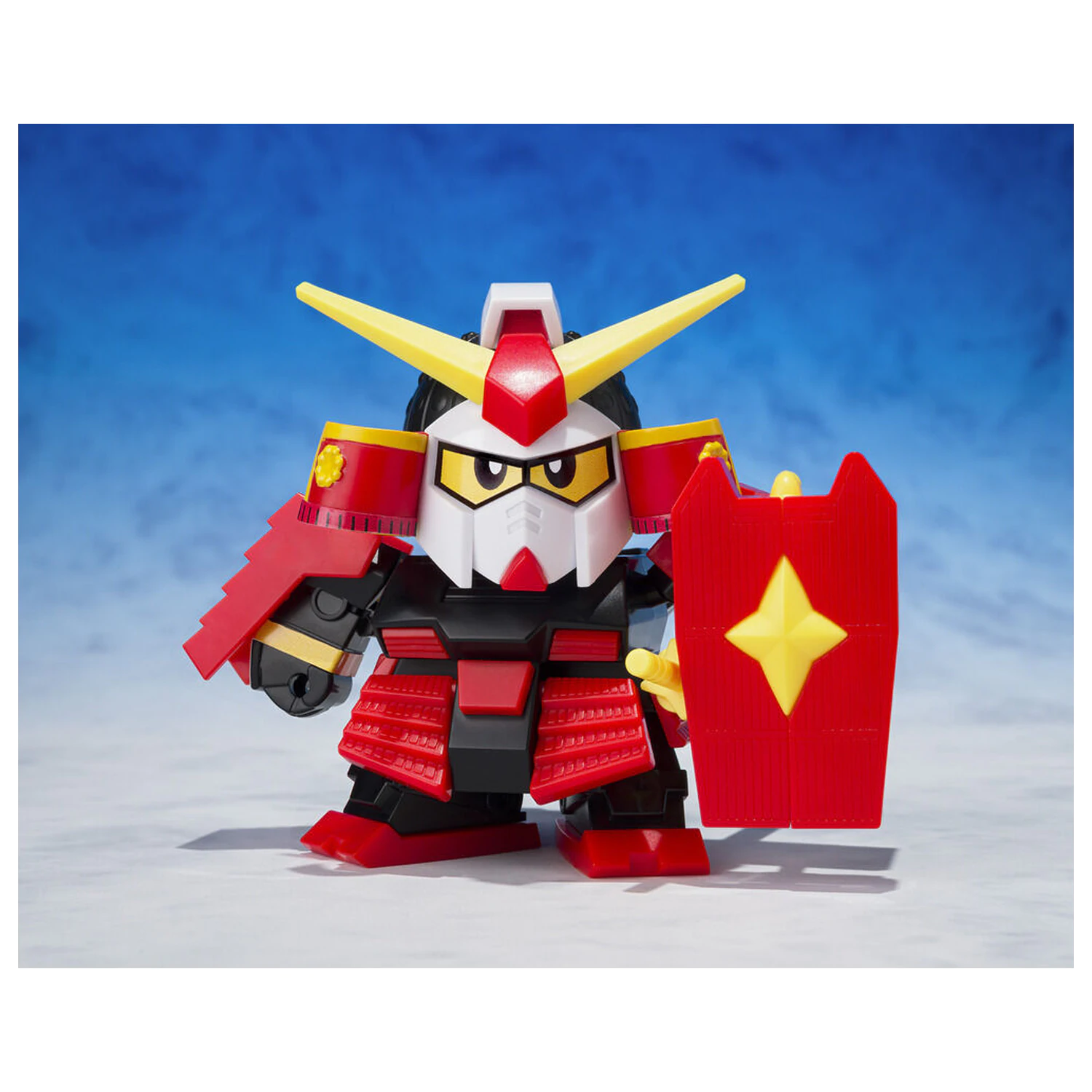 Ganso SD Gundam World Musha Gundam figure 8cm product photo