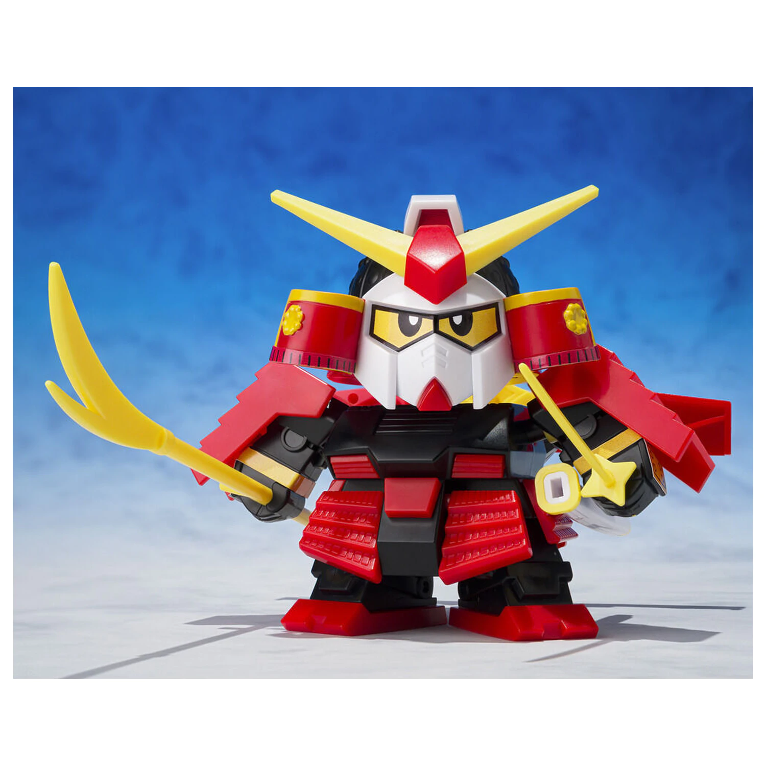 Ganso SD Gundam World Musha Gundam figure 8cm product photo