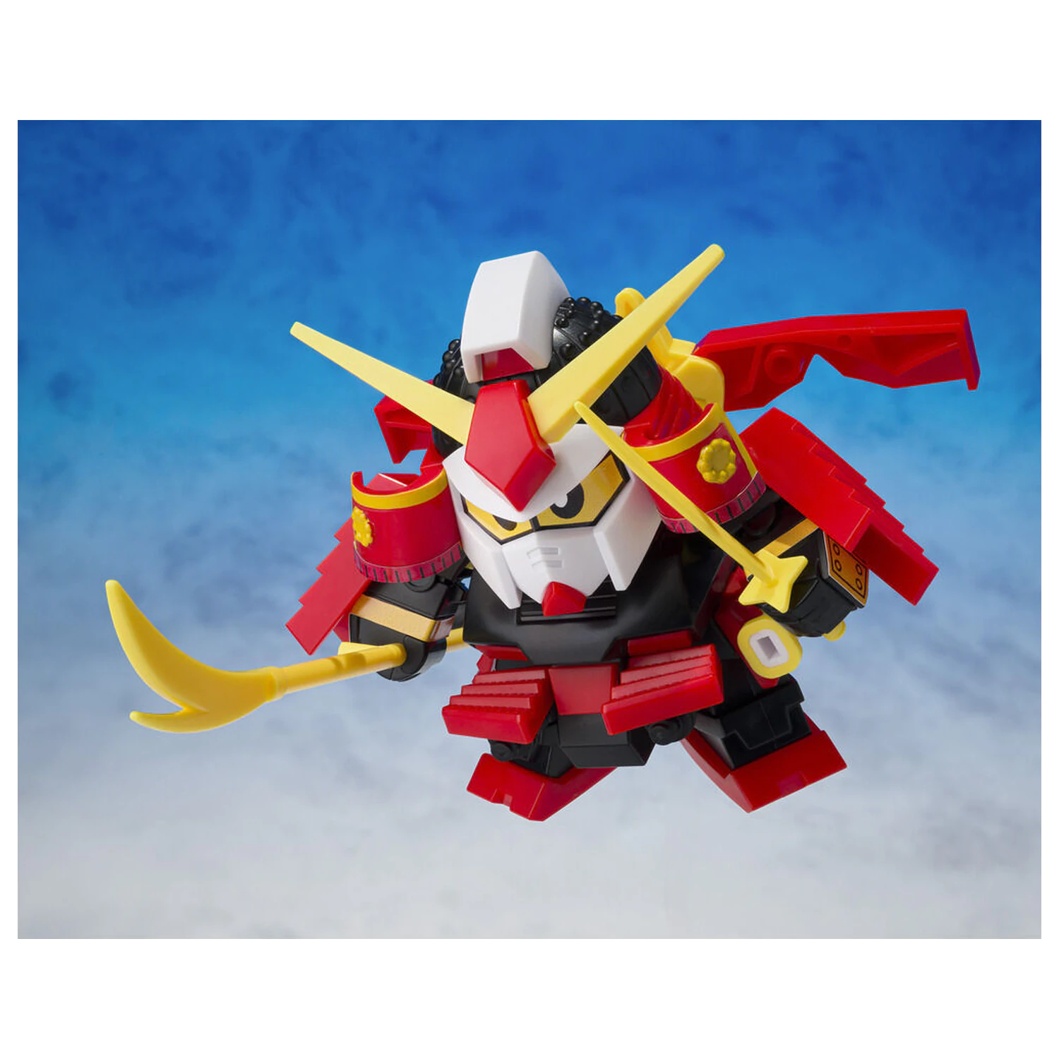 Ganso SD Gundam World Musha Gundam figure 8cm product photo