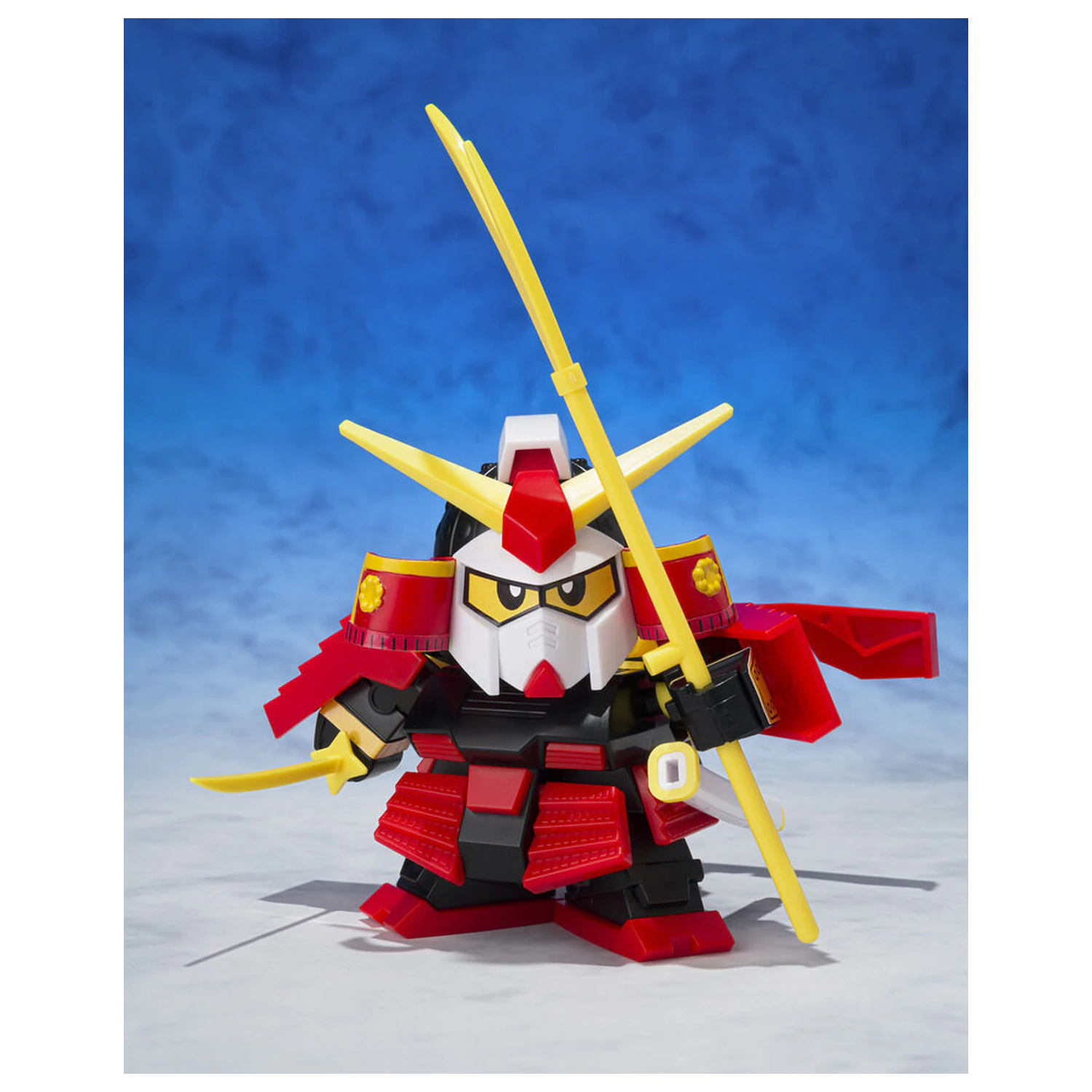 Ganso SD Gundam World Musha Gundam figure 8cm product photo