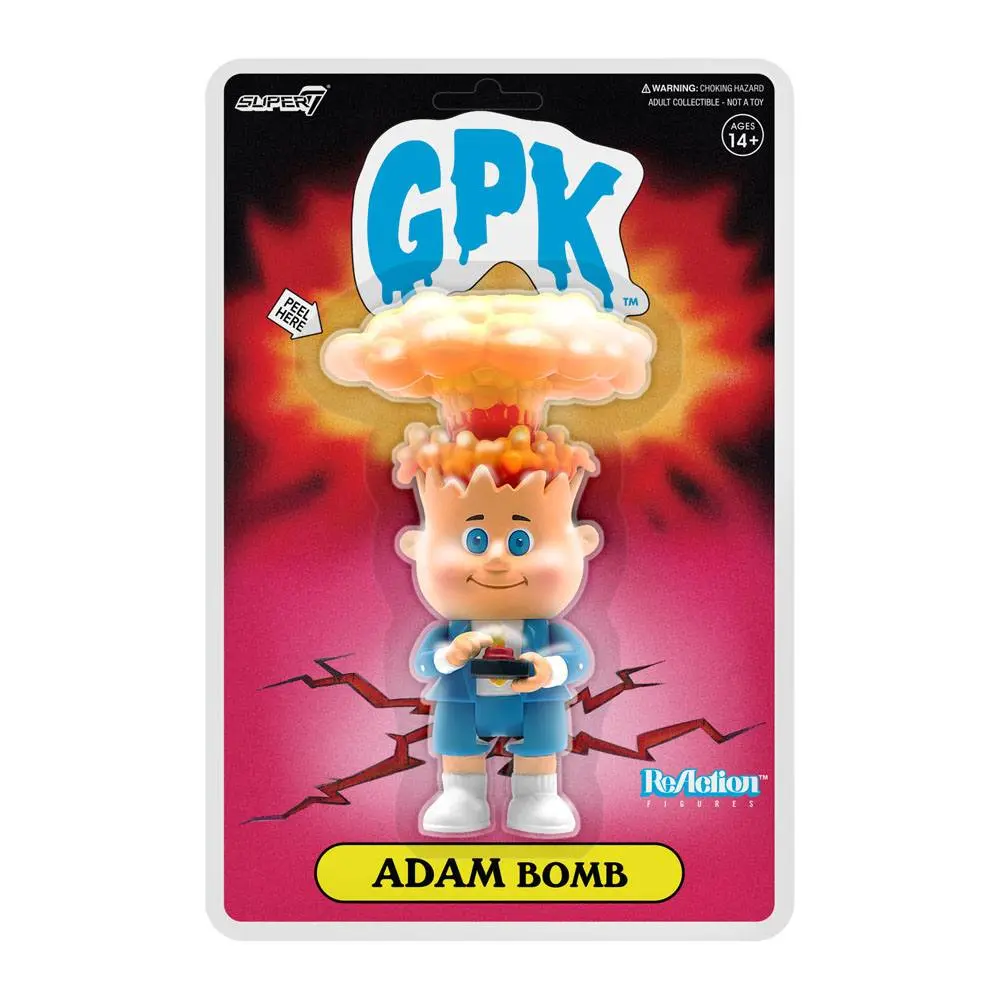 Garbage Pail Kid ReAction Action Figure Adam Bomb NYCC 10 cm product photo