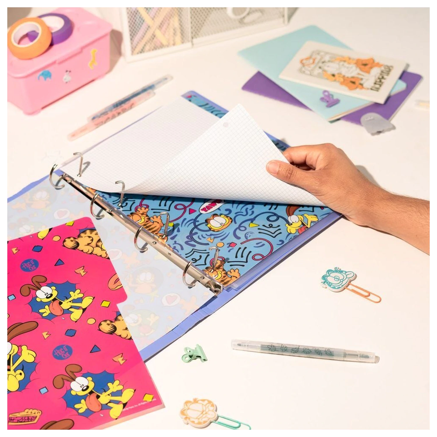 Garfield 4 ring binder product photo