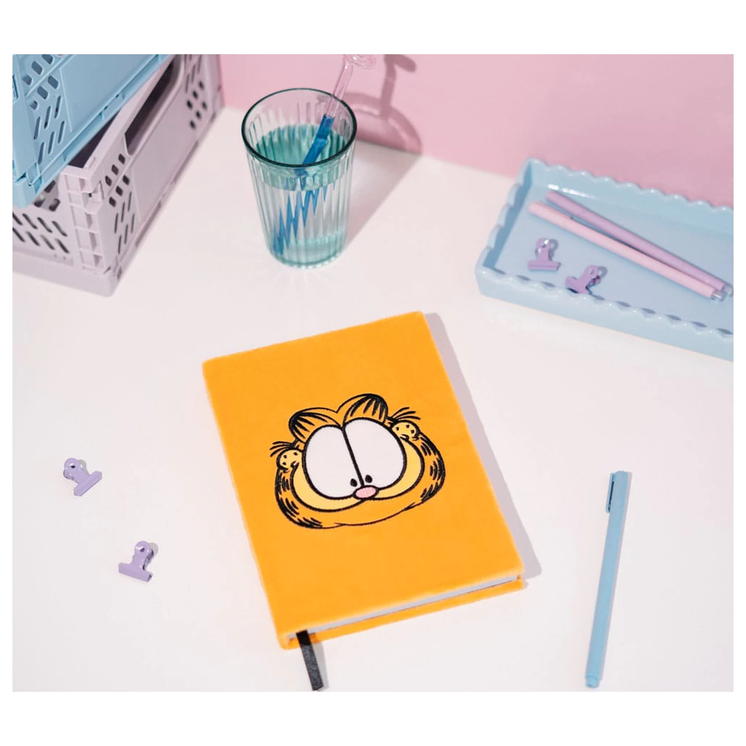 Garfield A5 premium plush notebook product photo
