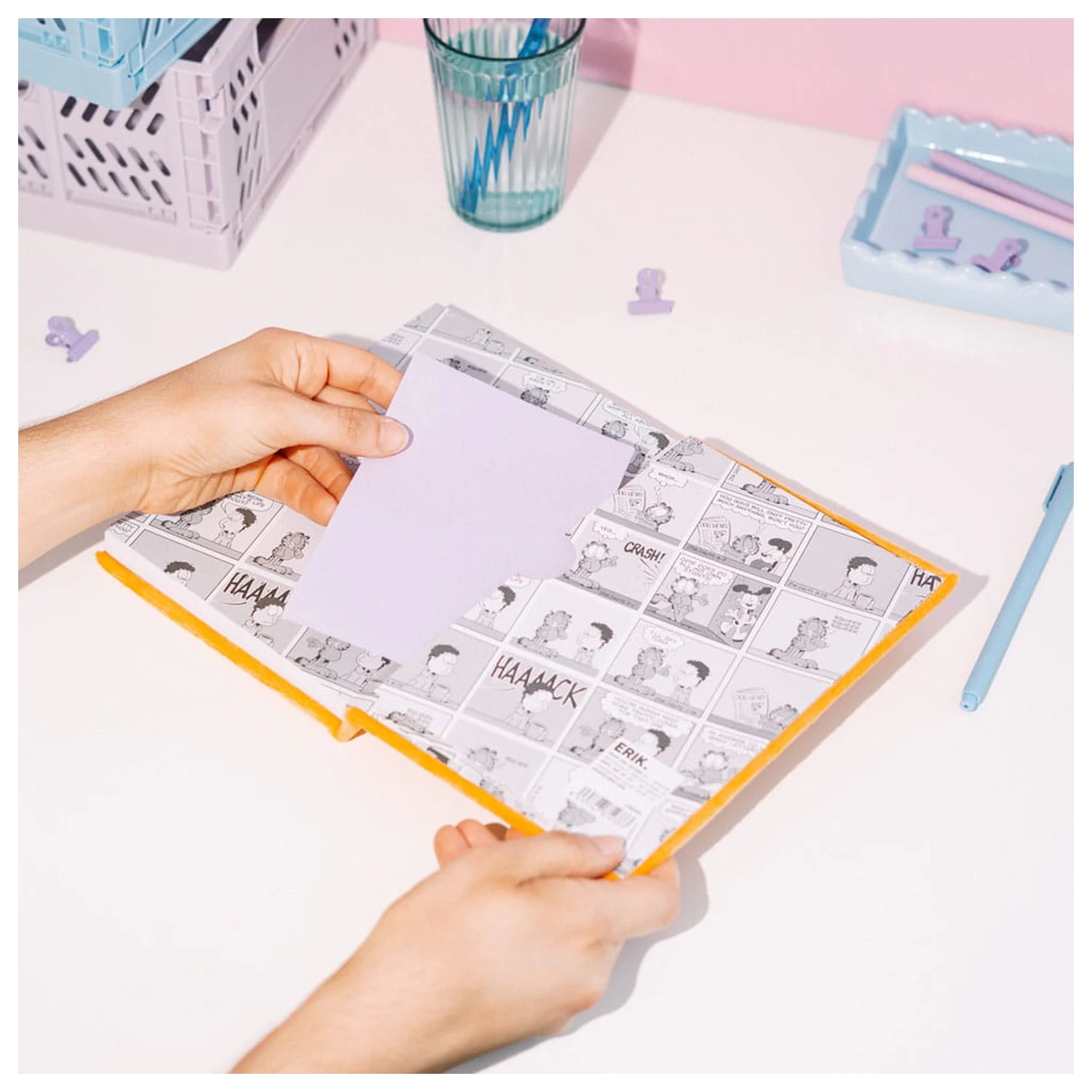 Garfield A5 premium plush notebook product photo