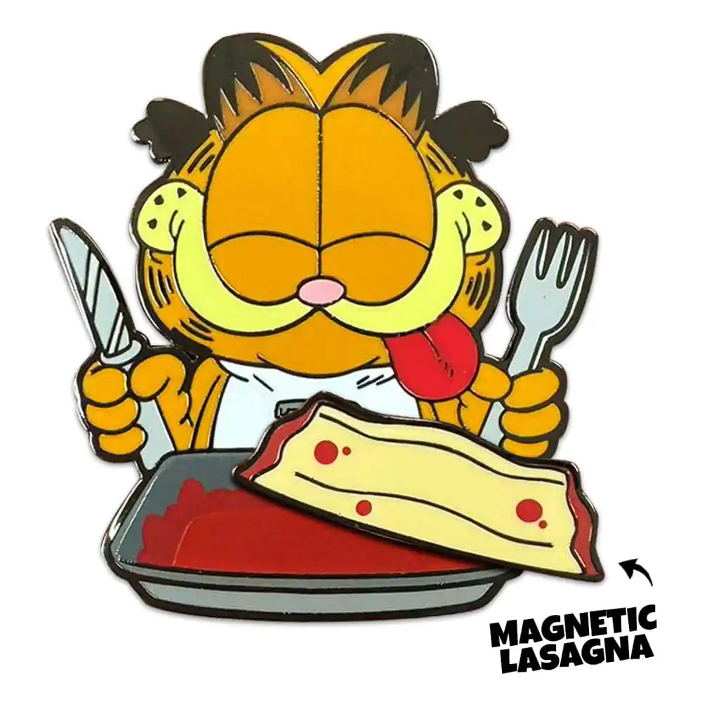 Garfield Pin Badge Disco Garfield Lasagna Dinner 5 cm product photo