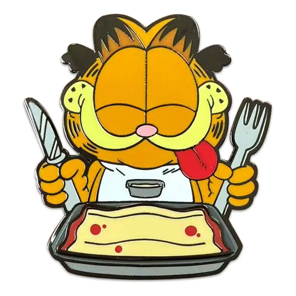 Garfield Pin Badge Disco Garfield Lasagna Dinner 5 cm product photo