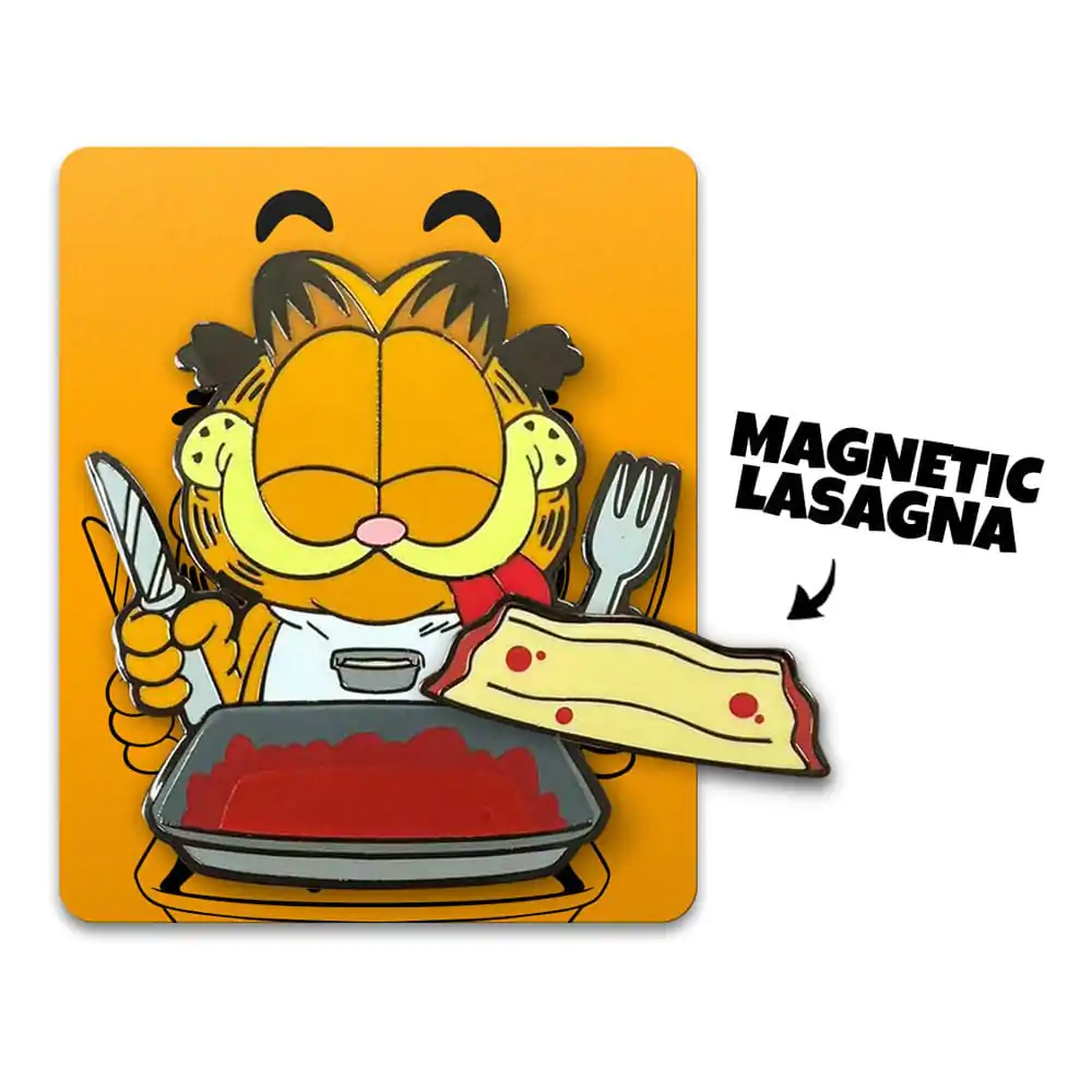 Garfield Pin Badge Disco Garfield Lasagna Dinner 5 cm product photo