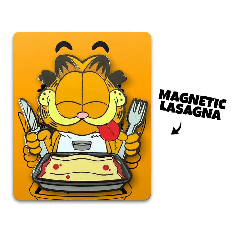 Garfield Pin Badge Disco Garfield Lasagna Dinner 5 cm product photo