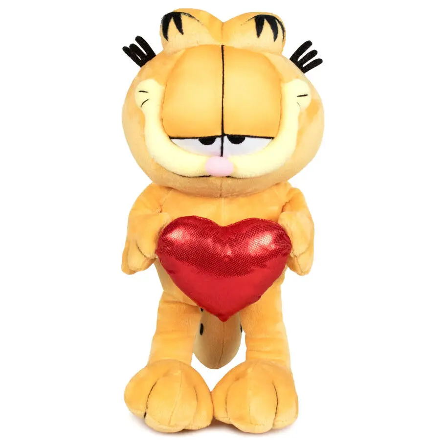 Garfield heart soft plush toy 36cm product photo