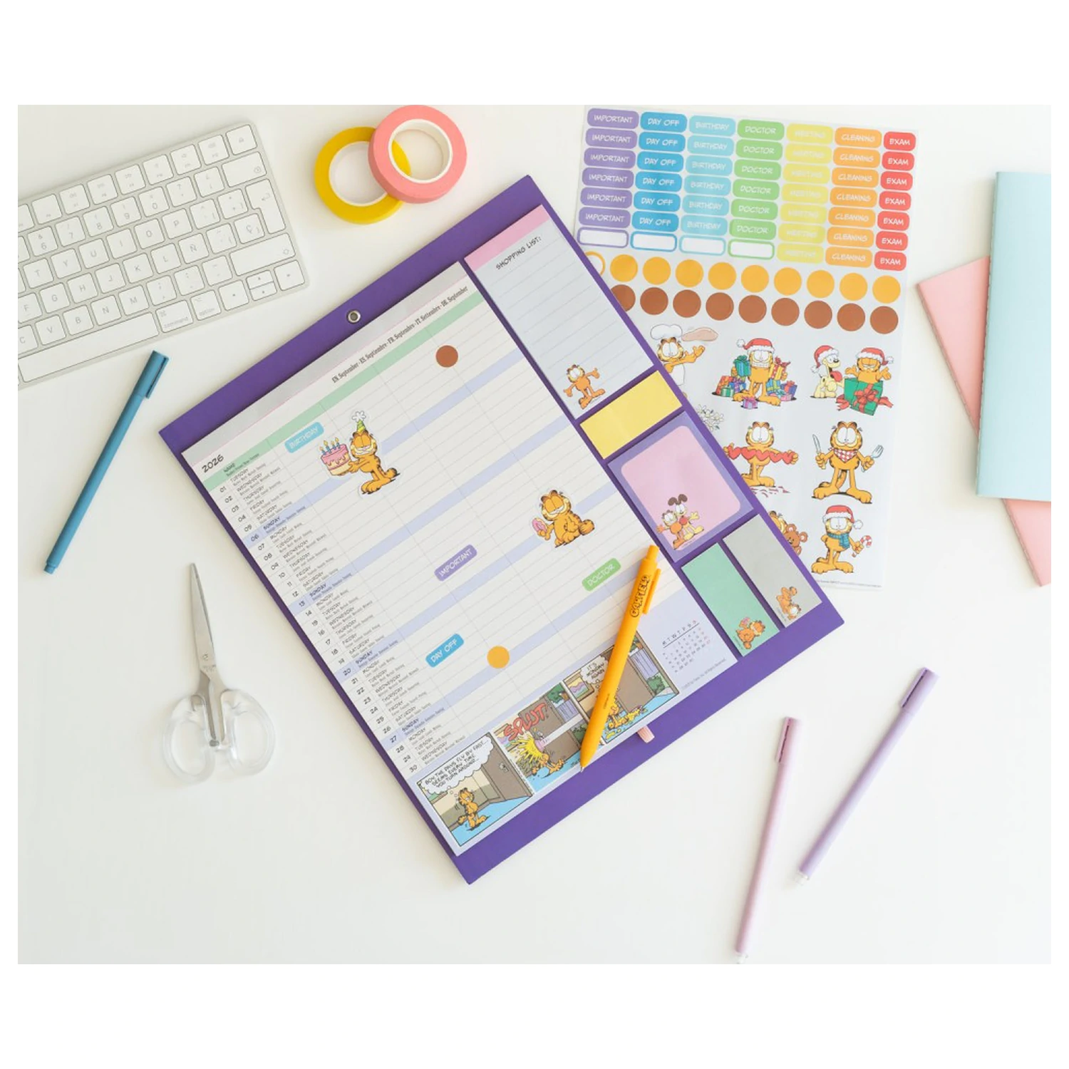 Garfield Magnetic Planner 2026/27 30 x 35 cm product photo