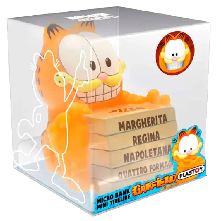 Garfield Pizza money box figure 10cm product photo